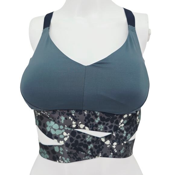 Adore Me Haven Contour Sports Bra Dark Slate M New - Picture 1 of 6